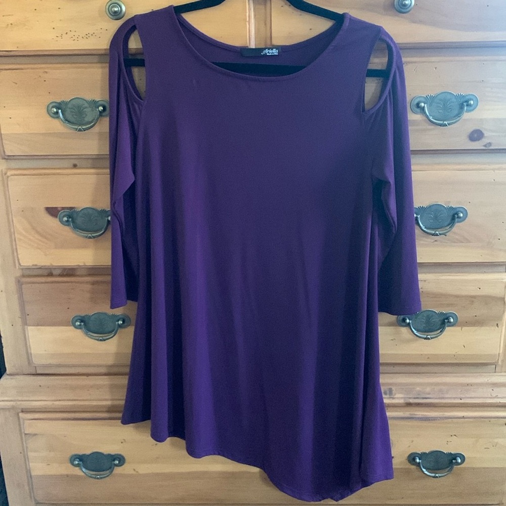 Ariella Cold Shoulder Top